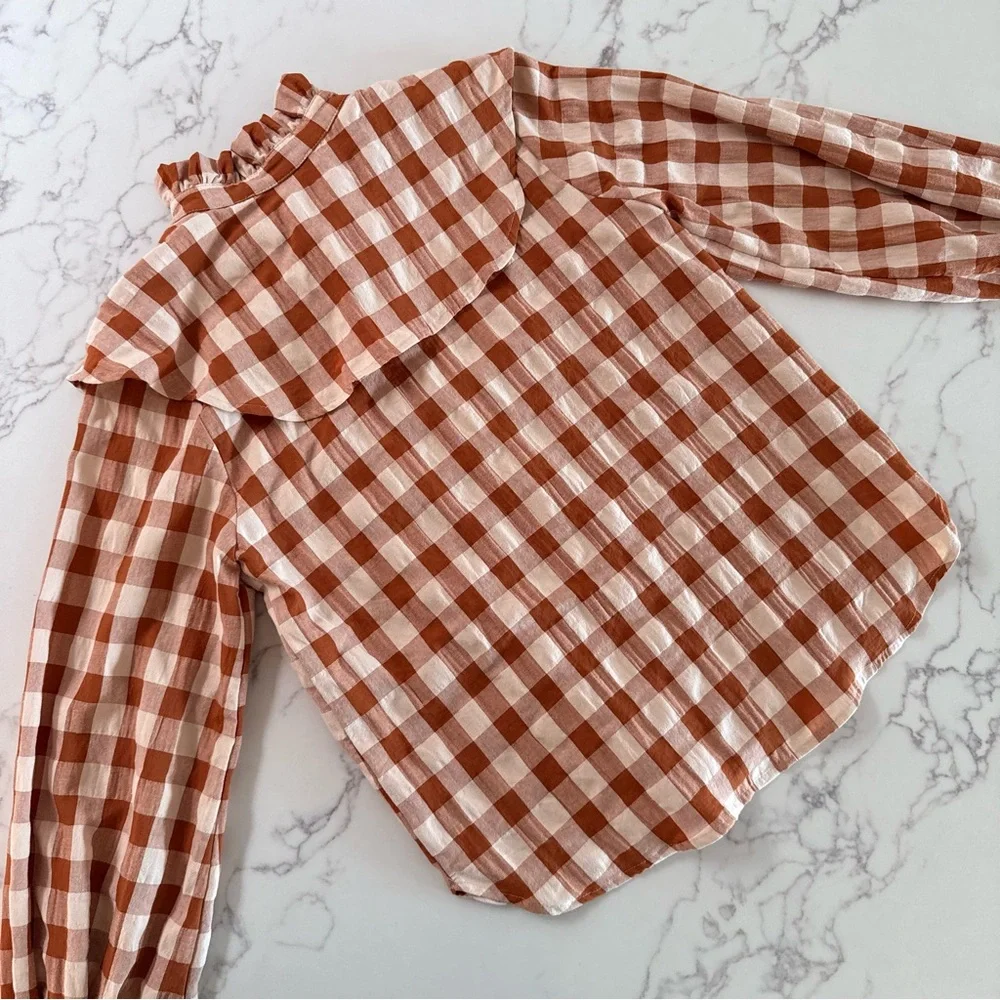 Sveti Stefan Lionetta Vichy Trouser + Blouse SET - Size XS / Small